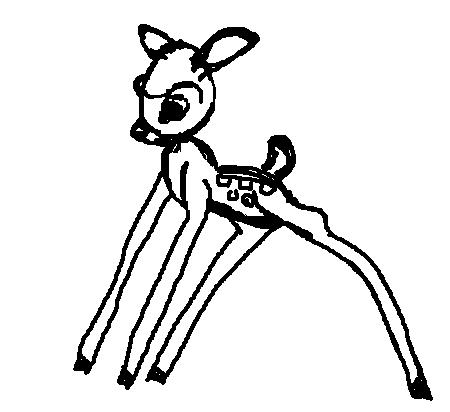 Bambi in MS Paint