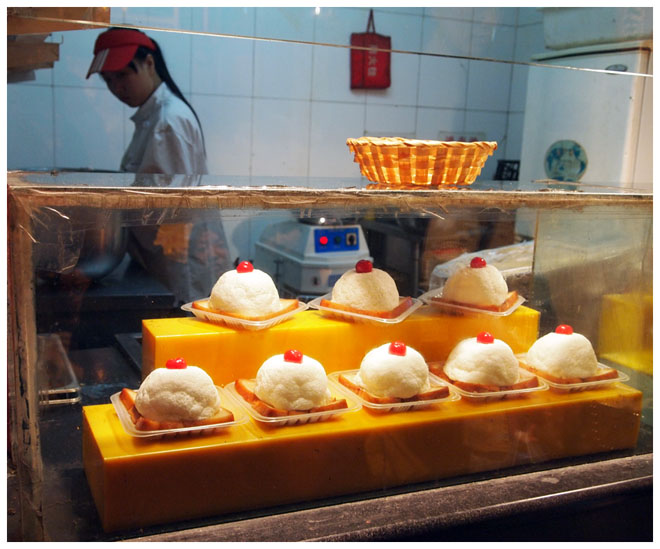 Frittiertes Eis auf Toast, Peking